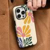 Amazon креативная художественная цветочная пленка 2-в-1 чехол для мобильного телефона iphone16/17pro премиальное ощущение apple 15