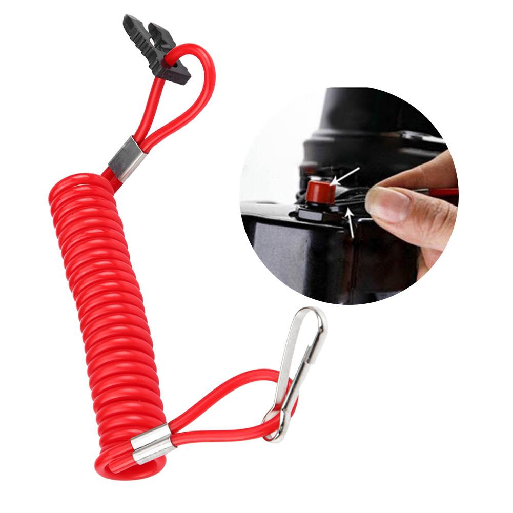 Аварийный выключатель зажигания подвесного двигателя, страховочный трос для Honda