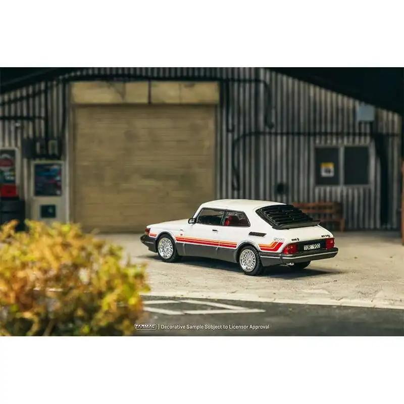 TW В наличии 1:64 Saab 900 Turbo Белый Металлическая Модель Автомобиля Коллекция Игрушки Tarmac Works