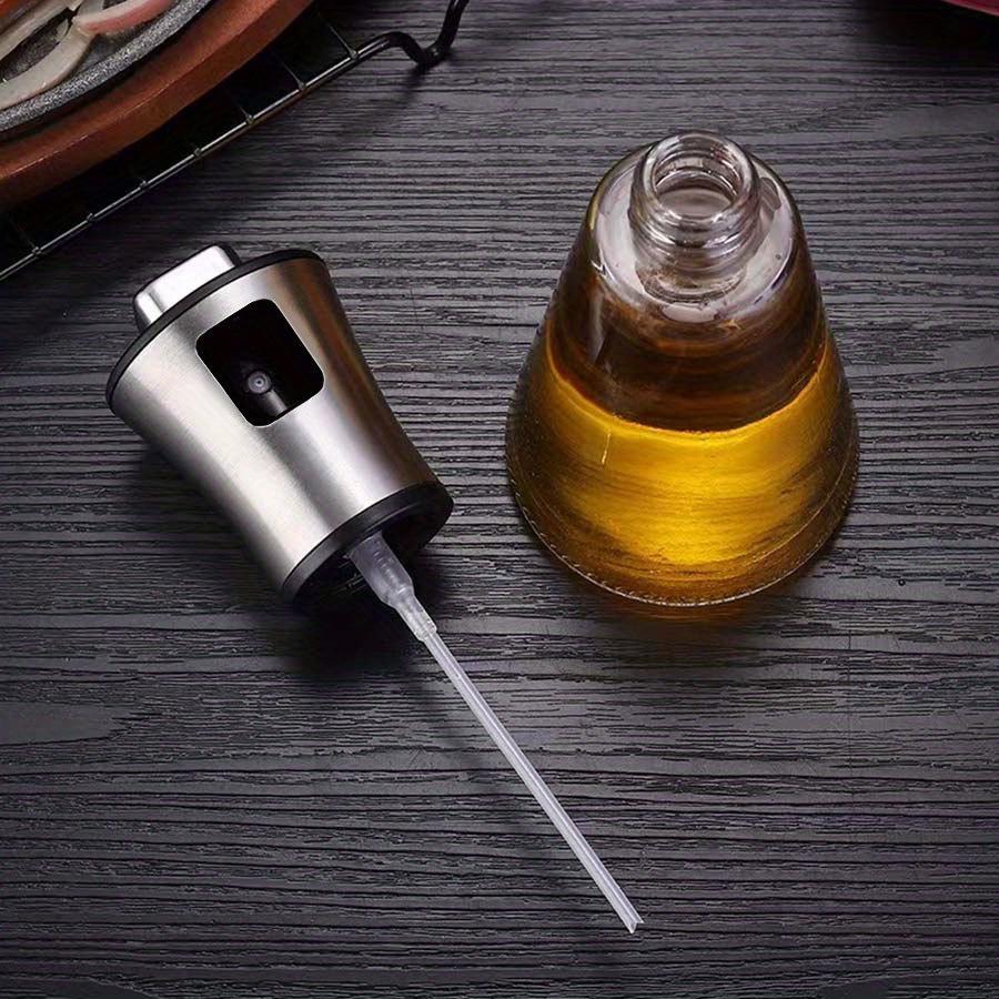 Oil Sprayer For Cooking Stainless Steel Oil Spray Bottle Pressurized Spray Glass Oil Spray Barbecue Restaurant Oil Spray Bottle