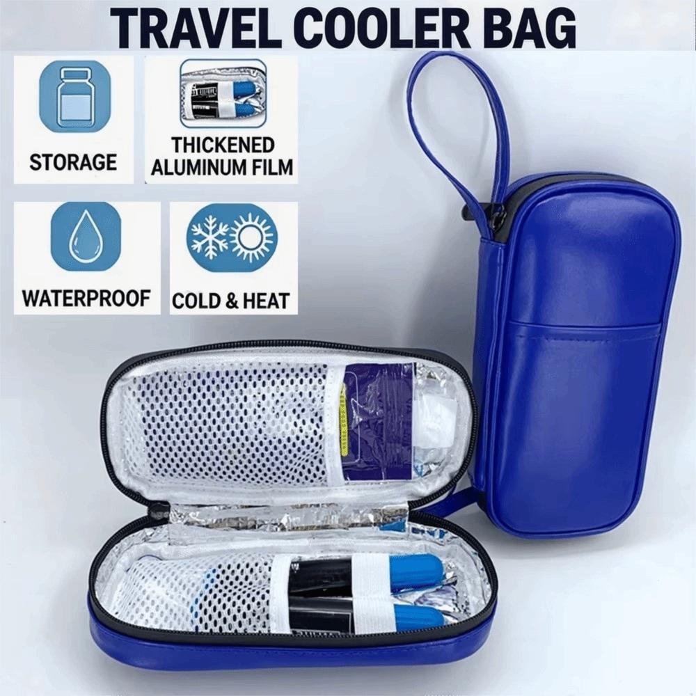 Thermal Insulated Insulin Cooling Bag Portable Insulated Insulin Cooler  Outdoor Camping