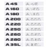A45 A160 A180 A200 A220 A250 A260 A280 A35L буквенный логотип автомобильная наклейка для mercedes benz A class тюнинг задняя наклейка на багажник шильдик багажника