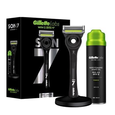 Labs Deep Cleansing Bar Son Heung-min Edition (Ручка + 1 лезвие + Гель для бритья + Подставка)