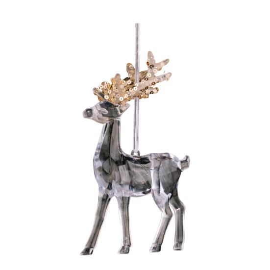 Акриловые Рождественские Украшения Снежинка Дерево Лось Бабочка Балерина Подвесные