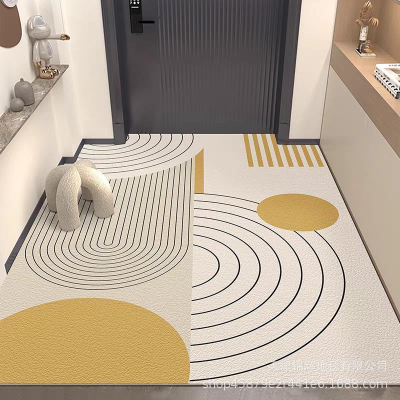 Простой входной коврик для прихожей, водонепроницаемый, маслостойкий и грязеотталкивающий, за ним легко ухаживать, не скользит и не режет ноги