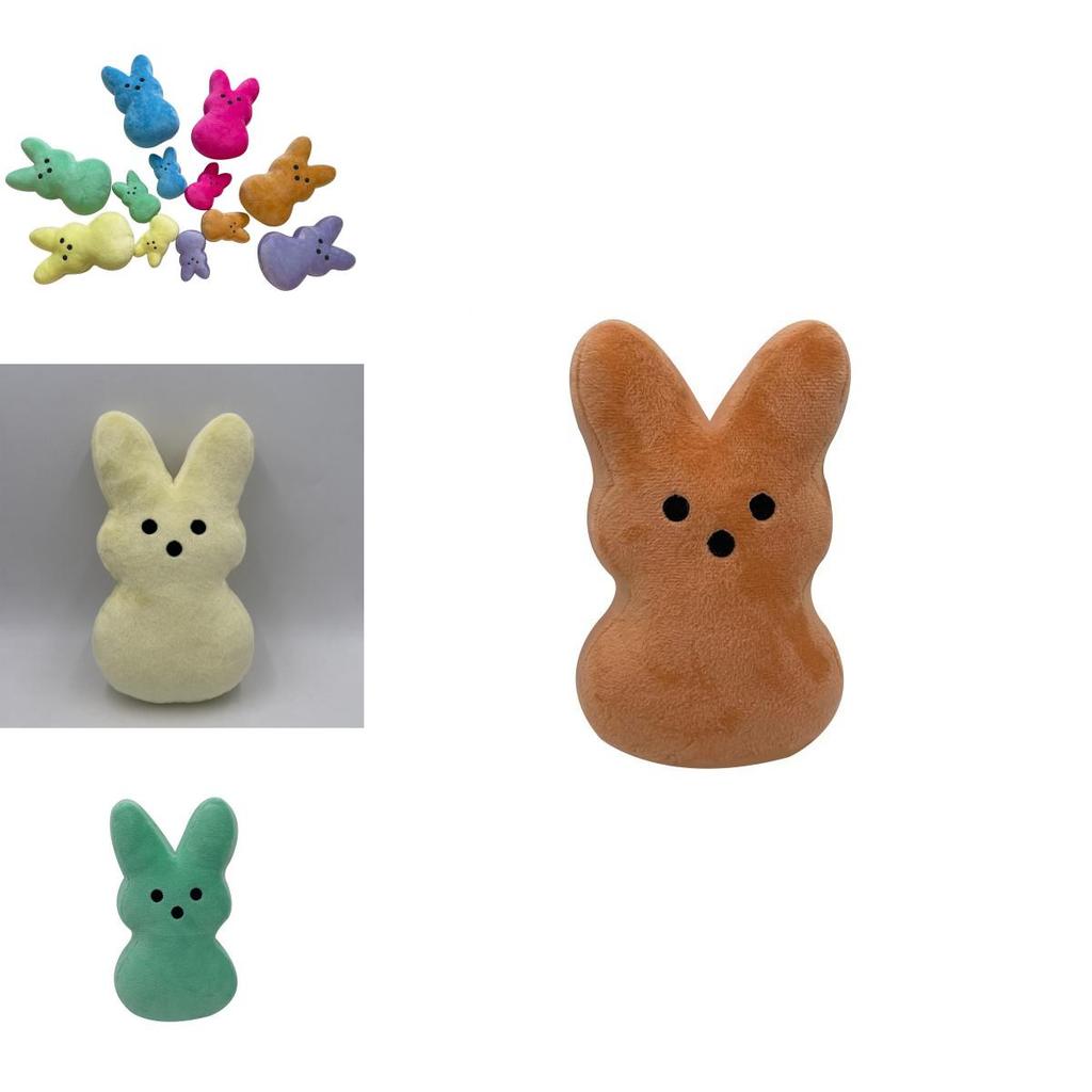 Плюшевый пасхальный кролик Peeps Just Born Мягкая набивная зефирная игрушка Подарок для детей