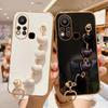 Плюшевый чехол-браслет Love Heart для infinix Note 30 30i 30Pro 30 Hot 30 30i 20 20i 11 12 12i 20Play, силиконовый чехол с цепным покрытием