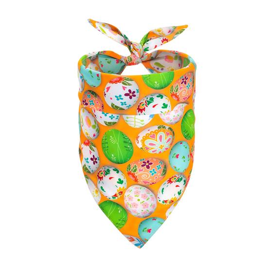 Набор из 4 предметов костюма для собаки на Пасху Милая повязка на голову с ушками кролика Бандана Морковки Игрушки-погрызушки Пасхальные наряды для домашних животных для маленьких средних больших собак кошек Праздничный косплей