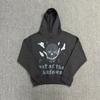 Unisex Oversized Hooded Sweatshirt Set With Puff Letter Print Streetwear Casual Tracksuit Teens Adults