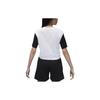 Jordan Crop Tops Women's White Crew Neck Moderate DO5039-101