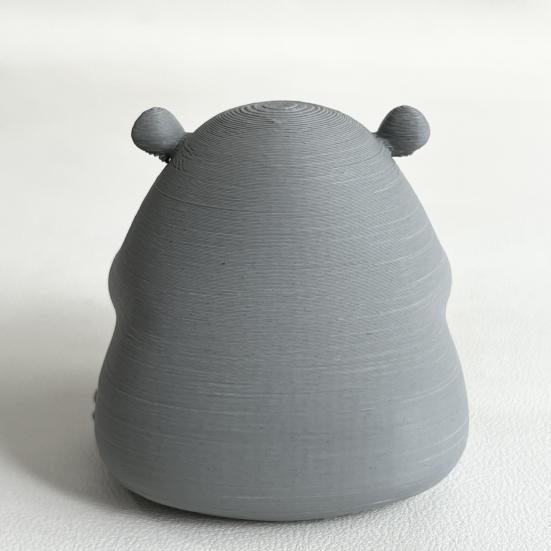 Грустный малыш бегемот 3D печатный бегемот орнамент миниатюрная фигурка бегемота настольное коллекционное украшение бегемота для домашнего офиса