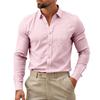 Men S Classic Casual Long Sleeve Button Down Solid Color Shirt