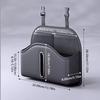 SEAMETAL PU Leather Car Seat Back Organizer Multi-functional Auto Seat Headrest Hanging Storage Bag With Tissue Box Drink Holder