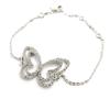 [M8867] - Silver Bracelet 'Papillon Sublime' Silver White (rhodium-plated) - 26x18 Mm