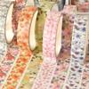 5 Rolls Spring Flower Washi Tape Self-adhesive Multicolor Scrapbooking Decorative Tape Wrapping DIY Wrapping Washi Tape
