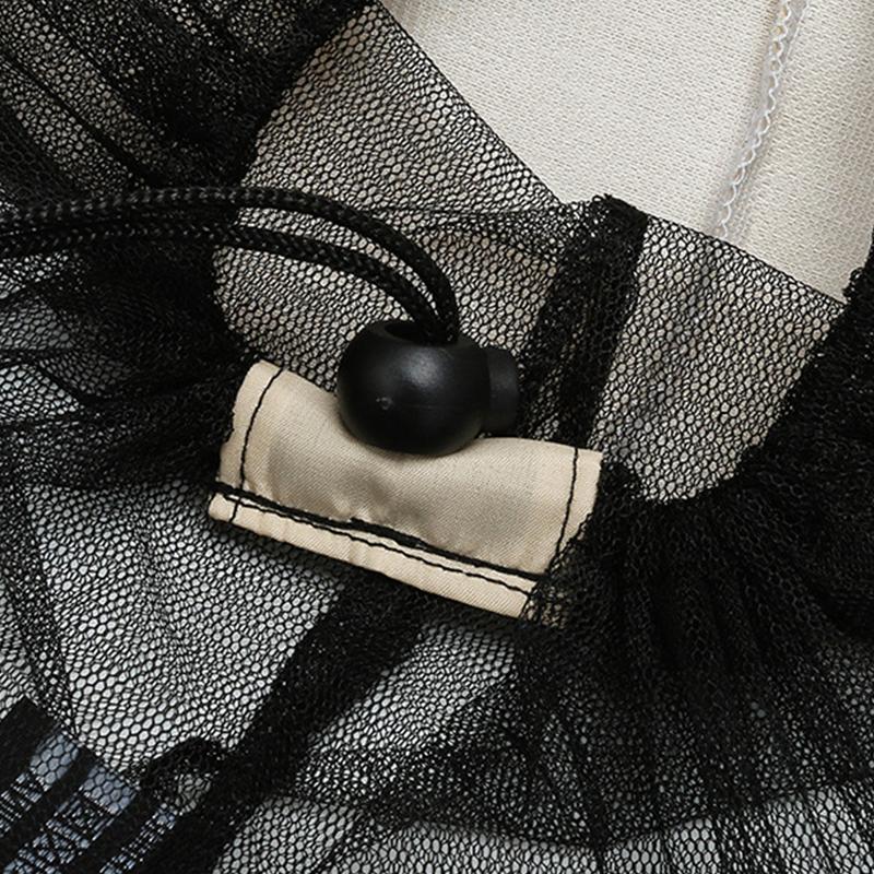 Men Visor Sun Hats Caps Summer Outdoor Breathable Camouflage Insect Anti-mosquito Mesh Accessories