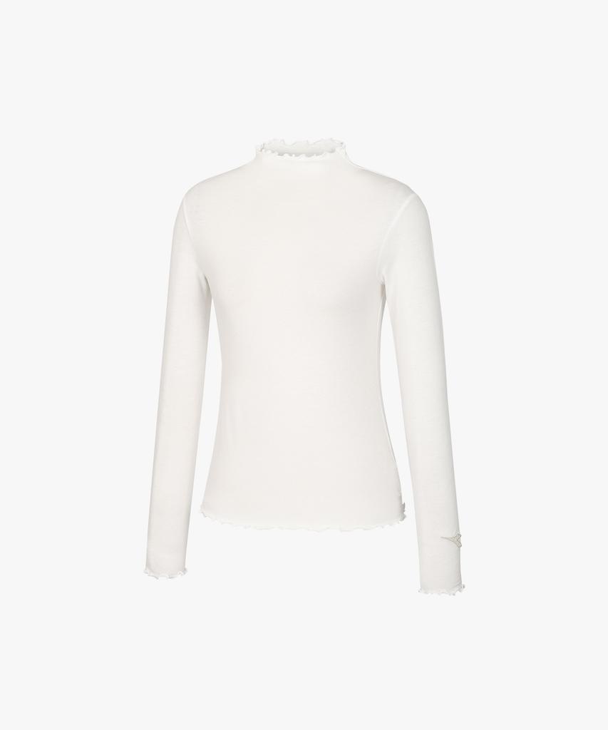 diadora Edge Shirred T-Shirt Women Off White
