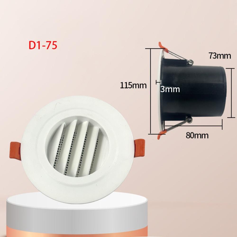 75/100mm Exterior Wall Air Vent Air Circulation Vents Waterproof Cap Ducting Ventilation Grilles