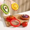 Transparent Food Fresh-keeping Box Fruit Vegetable Storage Container Avocado Pod Tomato Lemon Storage Box Plastic Kitchen Gadget