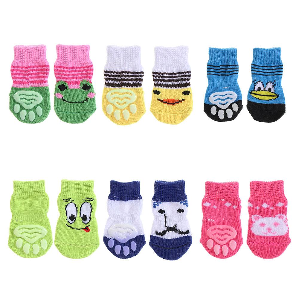Winter Anti-Dirty Chihuahua Guard Claw Small Dog Pet Boots Knitted Socks Cat Accessories Dog Socks