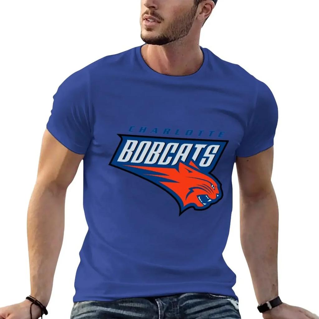 Bobcats merch T-Shirt sweat funnys Aesthetic clothing plain white t shirts