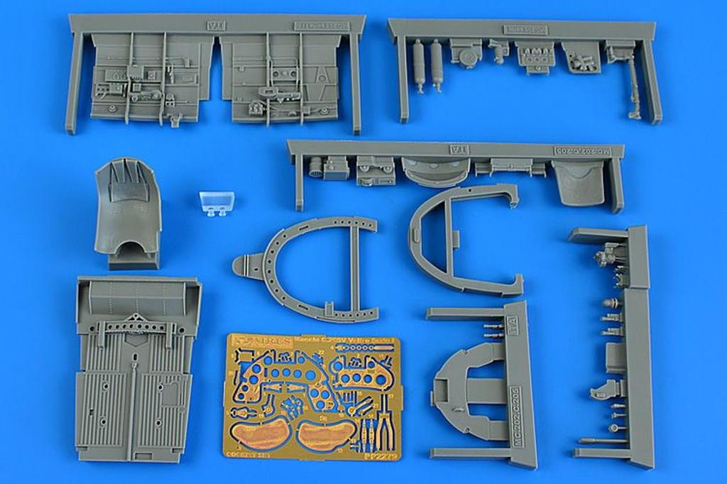 Iris 1/32 Macchi C.205V Серия I Кабина (для Италери) Пластиковые детали для сборки модели ARS2279 (Самолет)