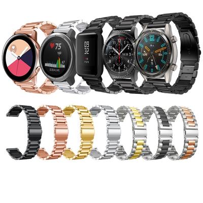 1 шт., высококачественный цельнометаллический ремешок для часов, мужской металлический деловой ремешок для часов из чистой нержавеющей стали