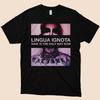 LINGUA IGNOTA - Теперь только мой путь Мужская Черная Футболка S -5XL Унисекс Футболка