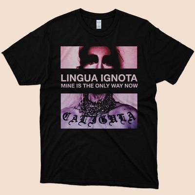 LINGUA IGNOTA - Теперь только мой путь Мужская Черная Футболка S -5XL Унисекс Футболка