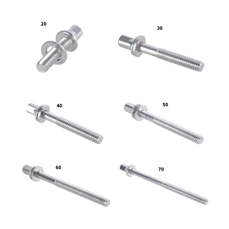 Set of 10 Drum Set Hardware Screws Drum Assembly Screws Drum Maintenance Part Metal Texture for Enhancing Durability