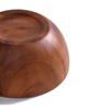 Round Large Wooden Natural Acacia Wood Household Container Tableware Ramen Bowls Bowl Wooden Bowl