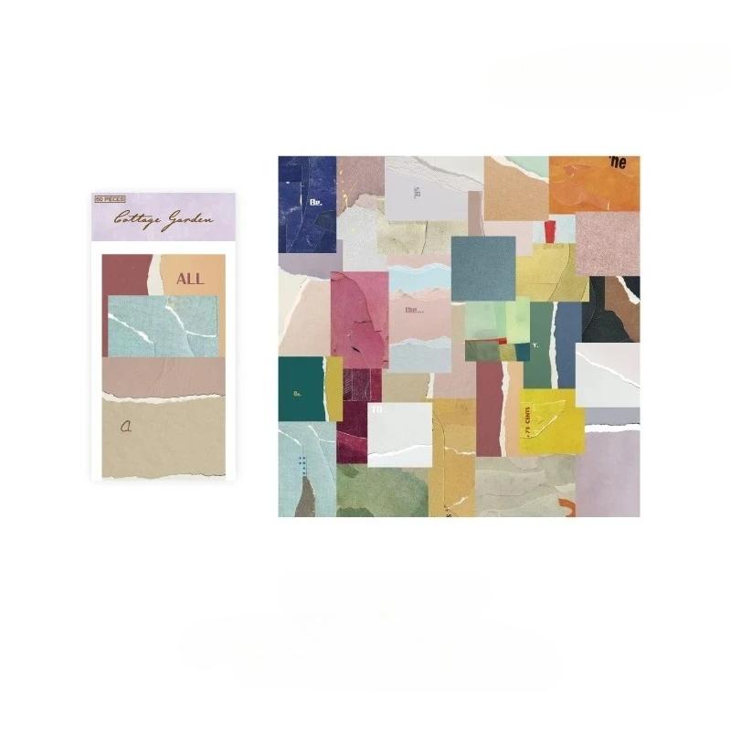 60 листов Винтажный Коллаж Скрапбукинг Журнал Материал Бумага Изготовление Открыток DIY Ретро Исходная Бумага Креативные Заметки Канцелярские Товары