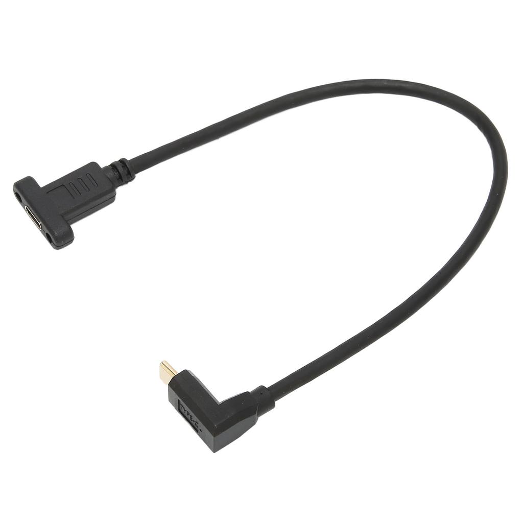 Удлинительный кабель Type-C папа-мама USB 3.1, стабильный, быстрый, адаптер Type-C папа-мама с отверстием для винта для крепления на панели