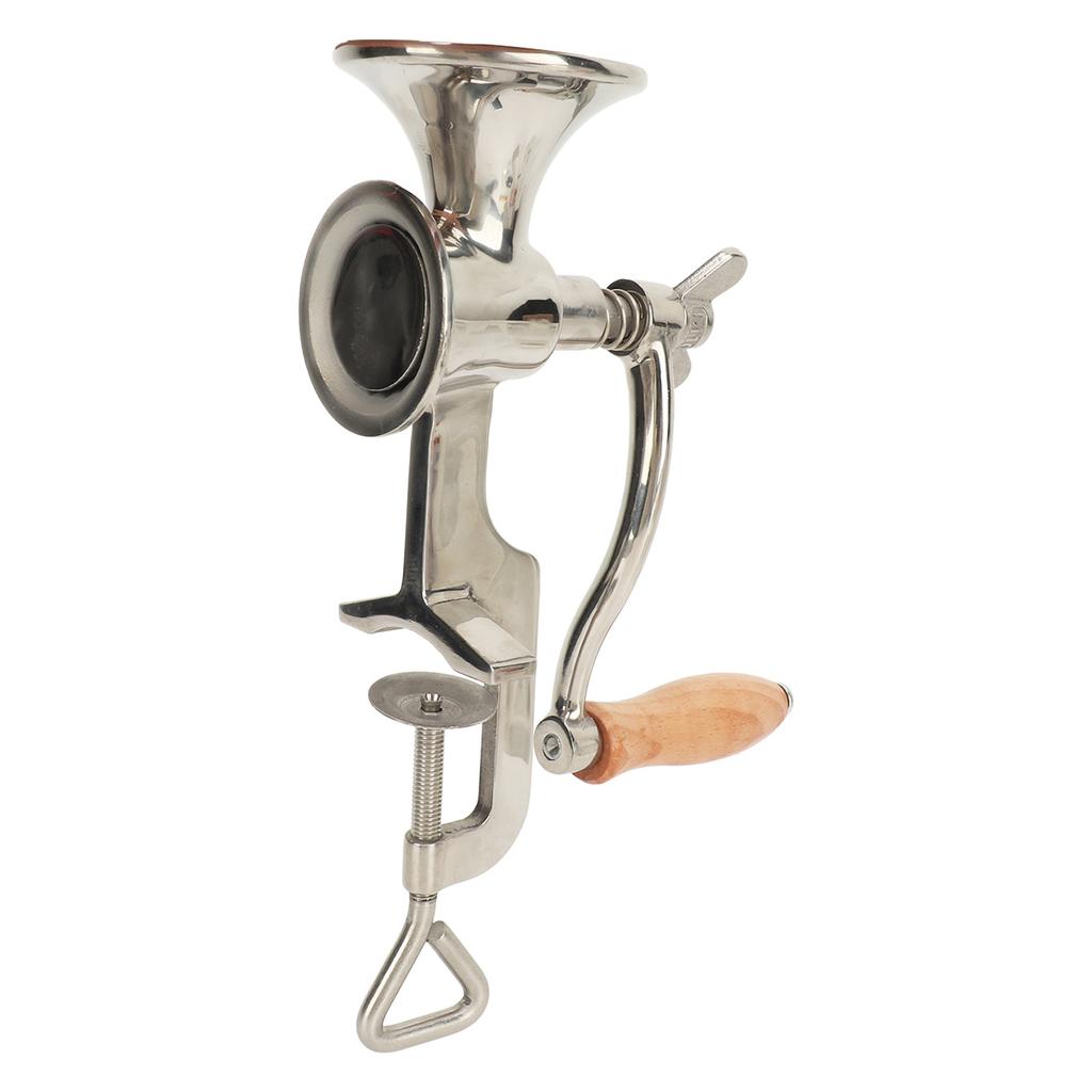 Ручная зерновая мельница из полированной нержавеющей стали марки 304 с регулируемой грубостью помола