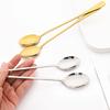 6Pcs Coffee Spoon Ice Cream Tea Stirring Spoon Kitchen Accessories Bar Tools Long Handled Spoons Stainless Steel Tableware Set