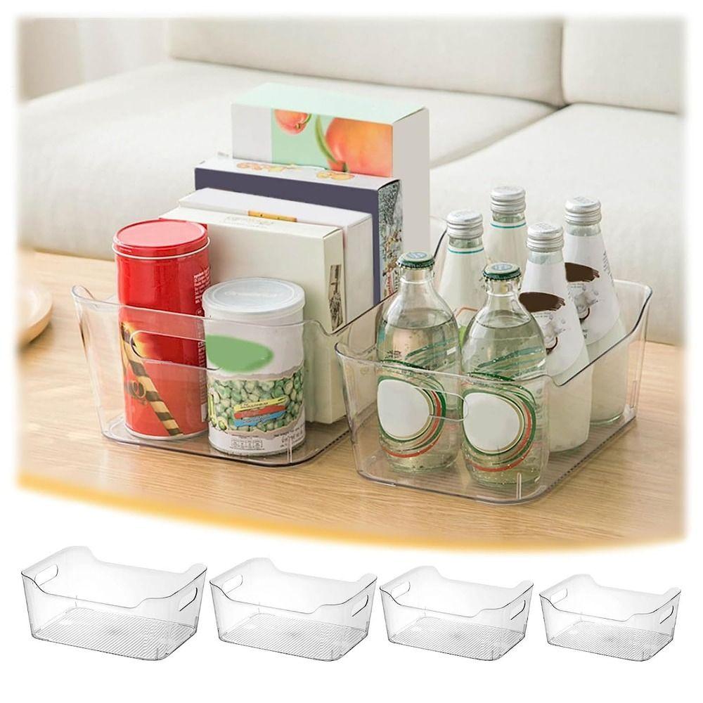 Large Capacity Fridge Storage Box Handles Storage Bins New Closet Organizer  Toy