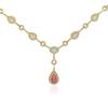 MELA BIANCA viola necklace