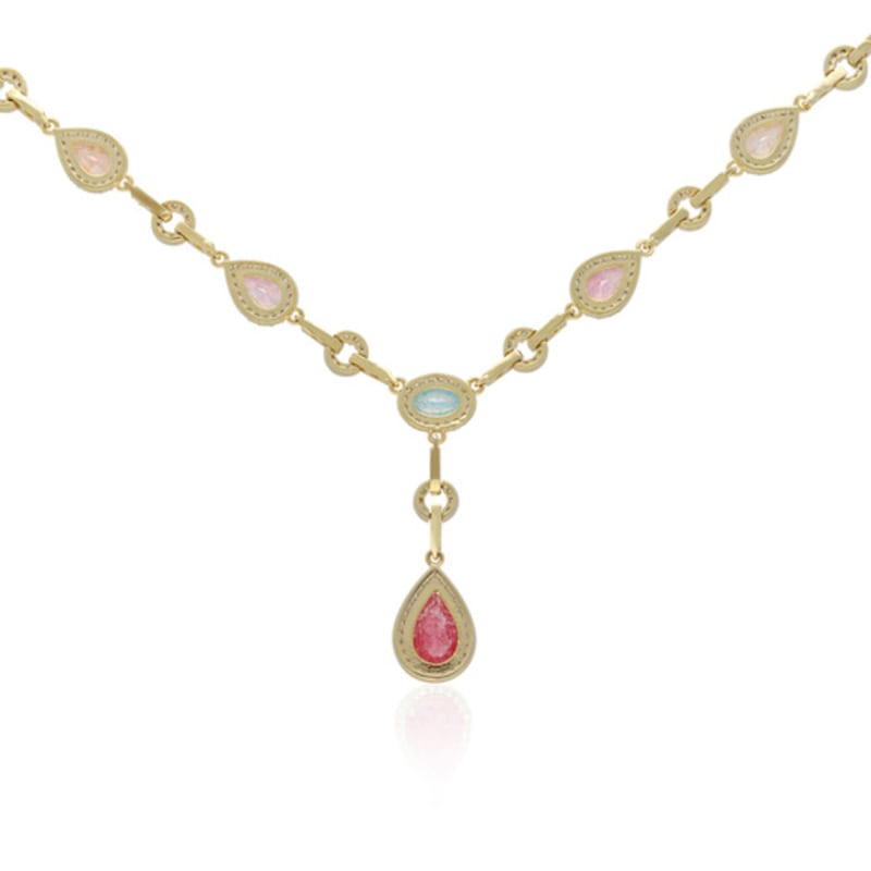 MELA BIANCA viola necklace