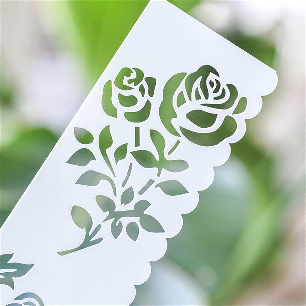 8pcs/set New DIY Craft Stamp Embossing PaintingTemplate Layering Stencils Scrapbooking Flower
