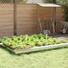 Snail Fence 4 pcs Silver 100 x 3.5 x 25 cm Stainless Steel