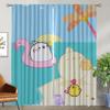 Блэкаут шторы для гостиной Molang Home Interior Curtains 2 штуки шторы Хэллоуин украшение перегородка тюль для спальни