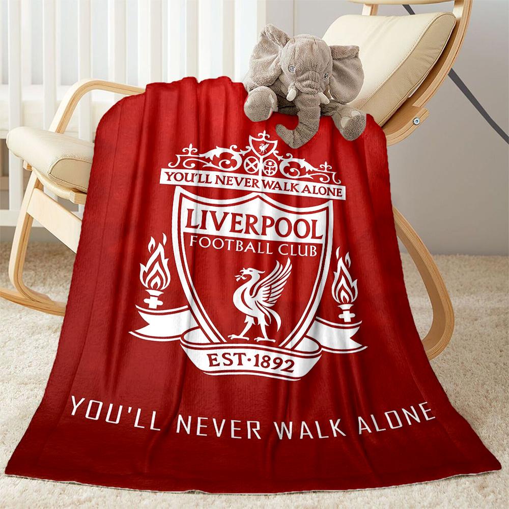 Never Walk Alone: Liverpool Fc Pride Blanket Durable Comfort Great for Office Bedding Bed for All Occasions Digital Print