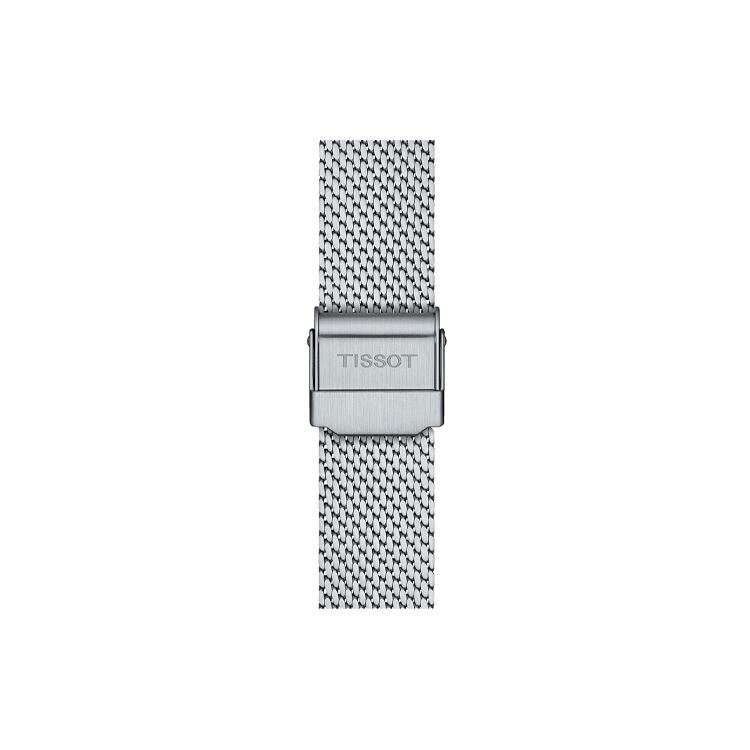 Tissot Кварцевый механизм 50 метров Водонепроницаемость Женские часы 34 мм Серебристый циферблат Корпус из нержавеющей стали T143.210.11.011.00