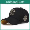 Letter C Embroidery Baseball Hat Adjustable Sun Protection Peaked Gift Caps