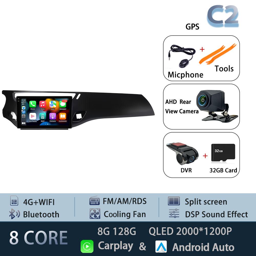 Android 15 Car Radio For Citroen C3 DS3 2010-2016 5G WIFI Head Unit Navigation Autoradio DSP BT Wireless Carplay Auto 4G