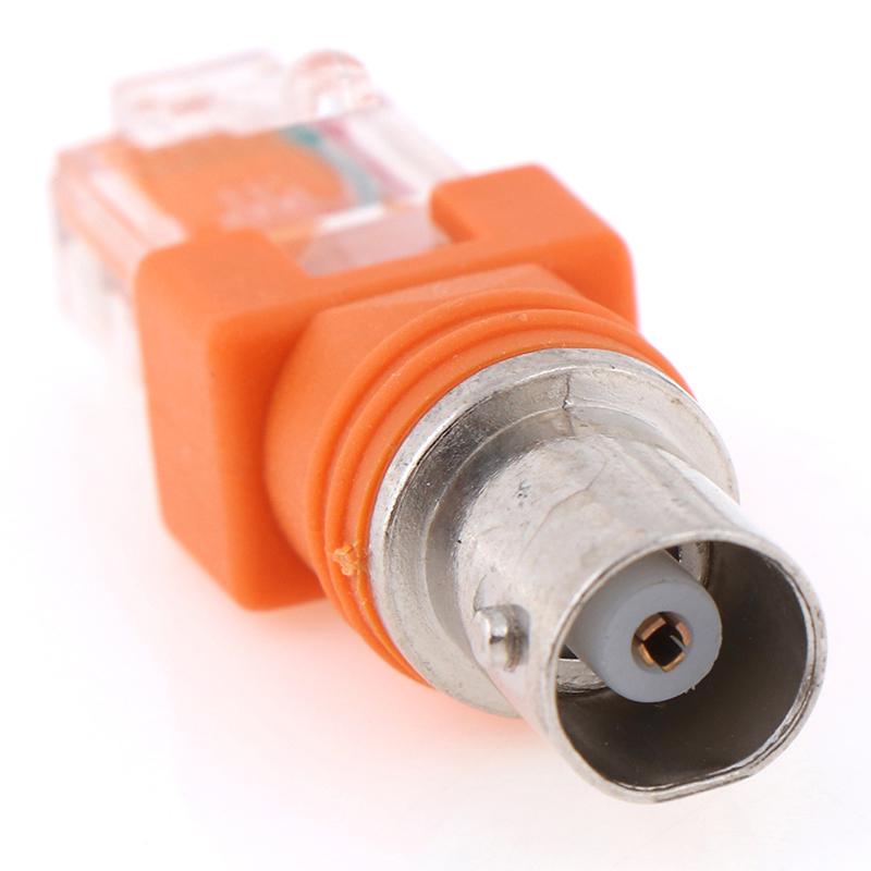 1 шт. BNC Female To Rj45 Male Coax Barrel Coupler Adapter