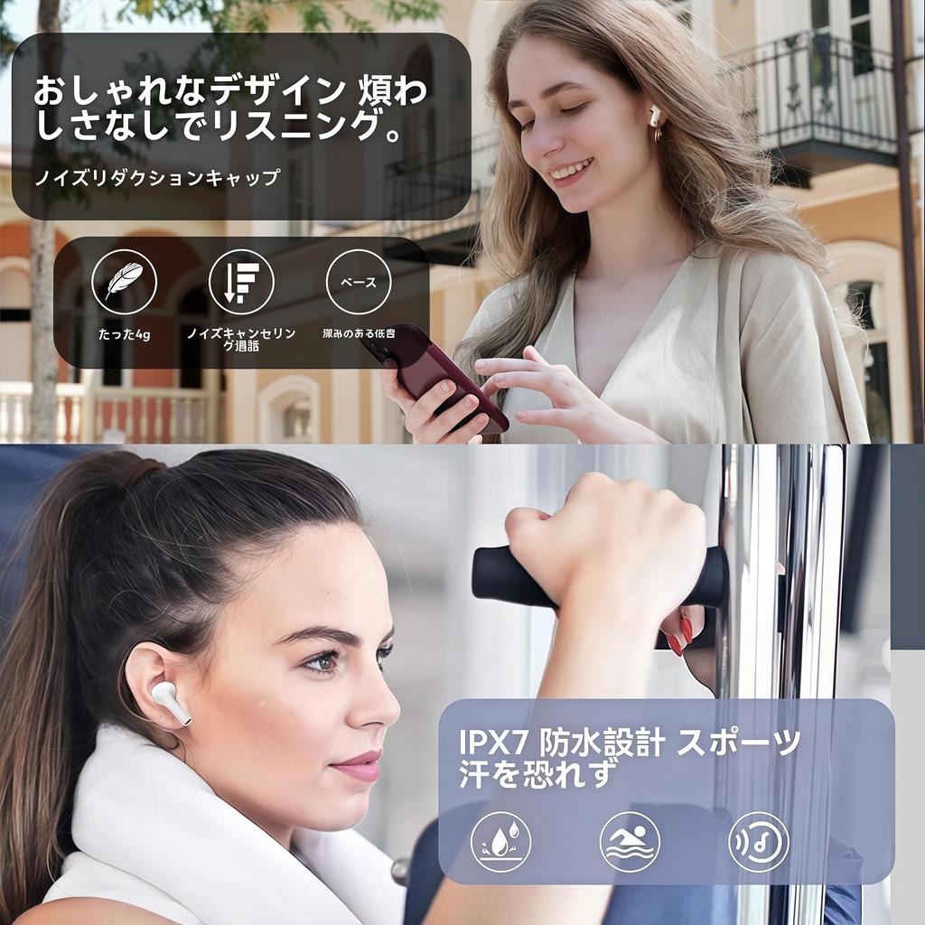 Эксклюзивные 2026 Prime Беспроводные Bluetooth HIFI Звук Низкая Задержка Быстрые Автоматические До 50 Часов Совместимы с [Amazon.co.jp - День] Наушниками, Вкладышами,
