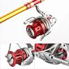Large Metal Light Line Cup Sea Pole Spinning Reel Wheel with 18 Shaft Folded HandleTS8000