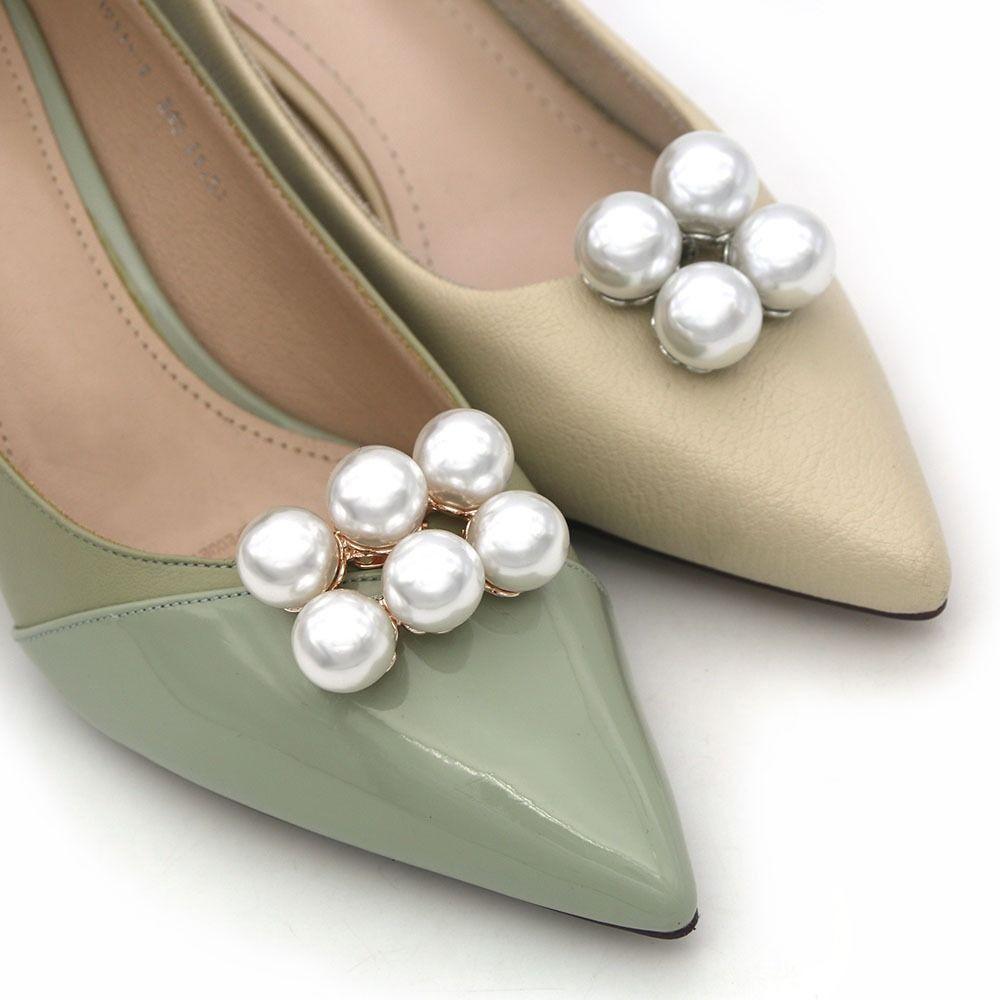 1 шт. съемные зажимы для обуви модные жемчужные съемные украшения для обуви невесты высокие каблуки украшения для леди