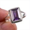 Natural Alexandrite Gemstone 925 Solid Sterling Silver Jewelry Ring Size 7 z8K34